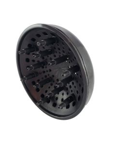 Compact Hair Dryer Diffuser Attachment - Black