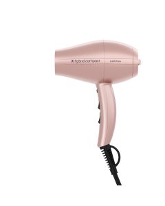 X-Hybrid Compact - Professional Tourmaline Ionization Hair Dryer with AC Motor in Rose Gold
