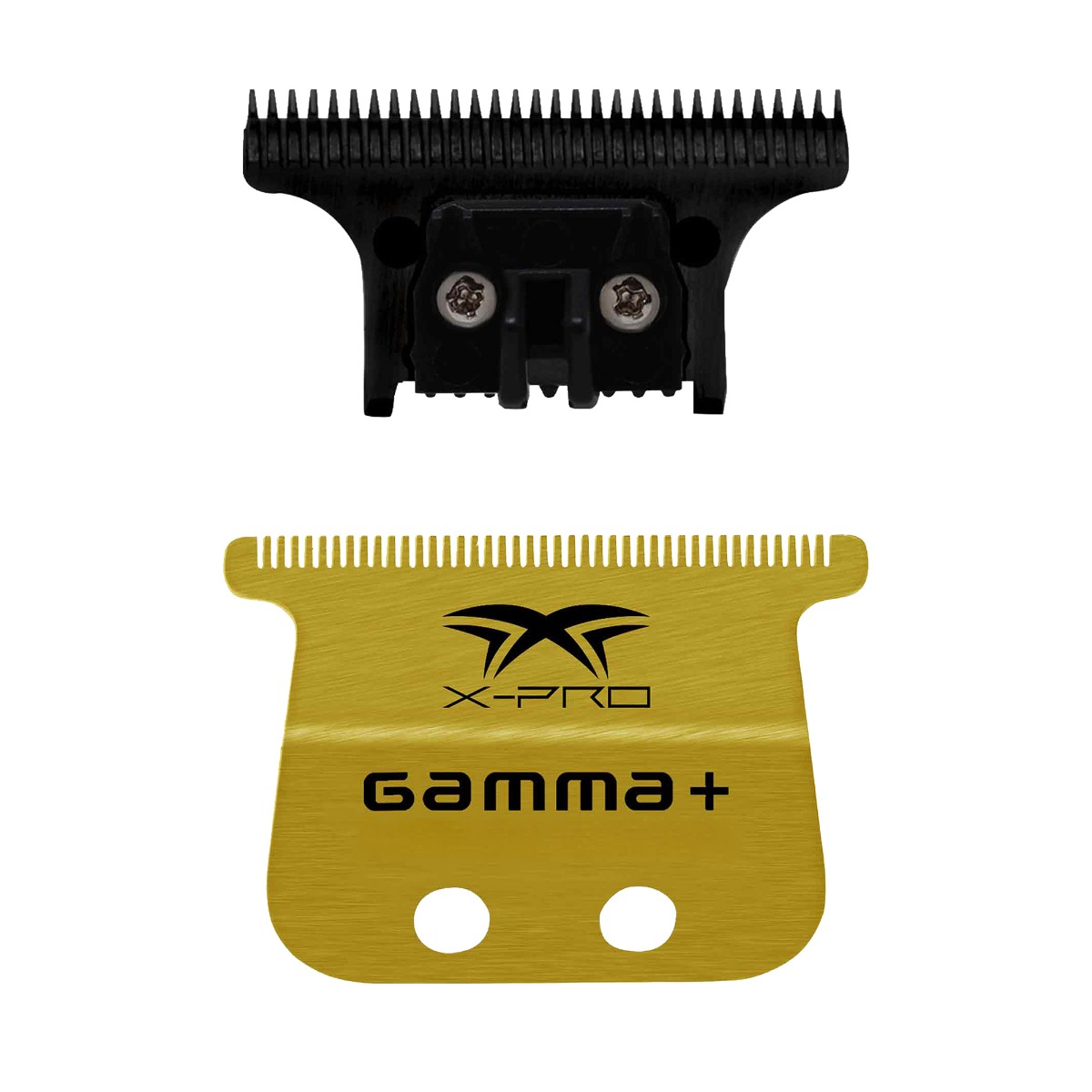健康アクセサリー gamma PRO X-Pro Wide Gold Titanium Fixed Blade & DLC The One Cutting Trimmer