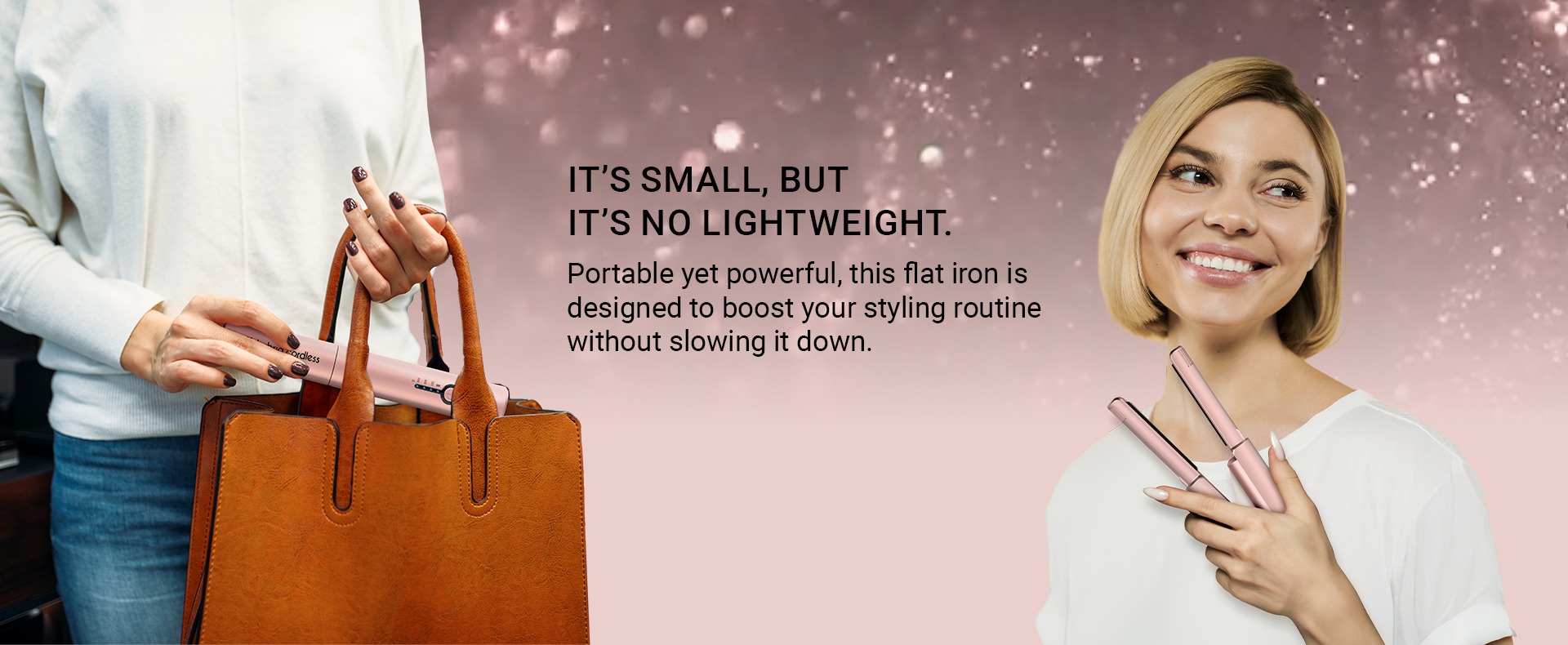 X-Hybrid Cordless Touch-Up Flat Iron