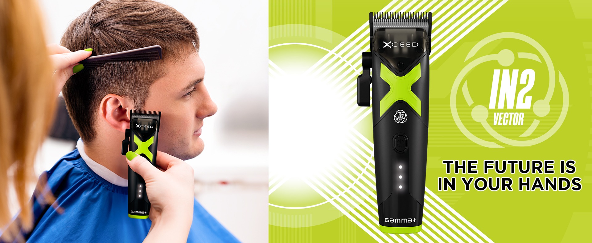 XCeed Professional Hair Clipper with IN2 Vector Motor