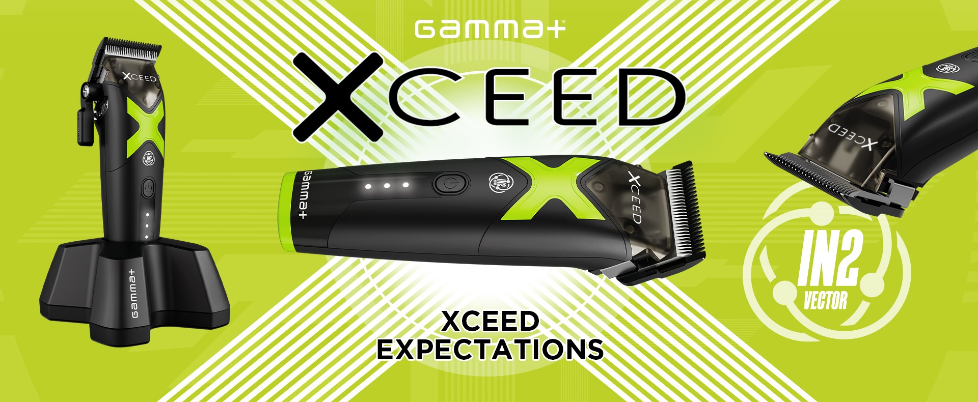 XCeed Professional Hair Clipper with IN2 Vector Motor