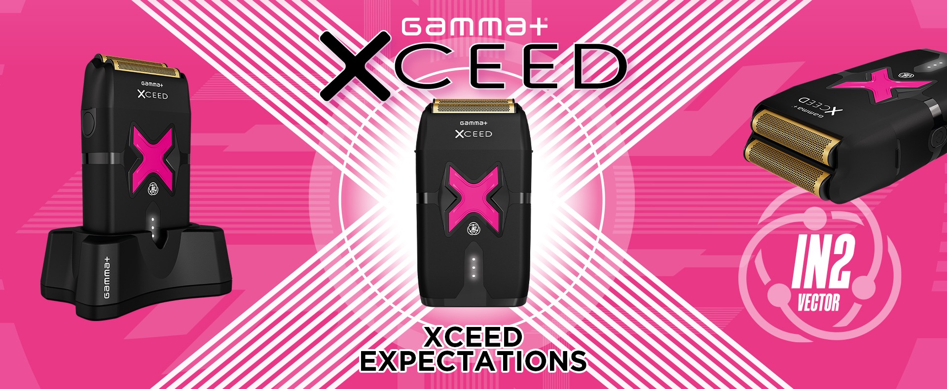 XCeed Professional Foil Shaver with IN2 Vector Motor